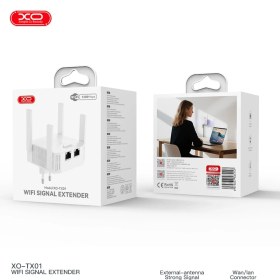 Resim Xo TX01 1200 Mbps 100M Ye Kadar Wi-Fi Sinyal Arttırıcı Router 