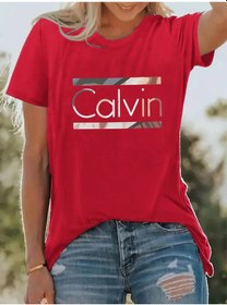 Resim Snapbuy Kadın Geometrik Monogram Streç Polyester Spor Giyim Yaz Tatili Yuvarlak Kol Günlükblack Black 