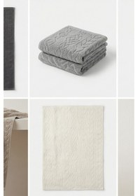 Resim 12'li İsba El Havlusu - 50x80 Cm, 170 Gr, %100 Pamuk, Spa Ve Otel Havlusu Çok Renkli 