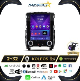 Resim Navistar Renault Koleos Tesla 2017-2020 Model 2gb 32gb Android 13 Kablosuz Carplay Navigasyon Multimedya Si 