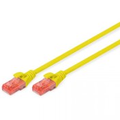 Resim DIGITUS 0.5m CAT6 Utp DK-1617-005/Y Sarı Pat h Kablo 