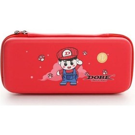 Resim Nintendo Switch Ve Oled Uyumlu Fermuarlı Koruma Çnatası Dobe İtns-1130 3 Renk - Kırmızı 