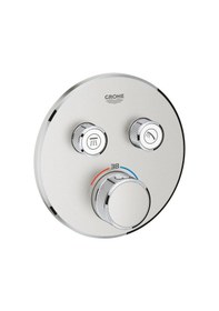Resim Grohe Grohtherm Smartcontrol 29119DC0 Çift Valfli Akış Kontrollü Ankastre Termostatik Duş Bataryası Gri 