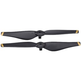 Resim Geekyou Djı Mavic Air İçin Karbon Fiber Kompozit Helis, Hızlı Montaj, 2 Çift Beyaz Kenar , Dayanıklı Ve Sabit Uçuş Sağlar 