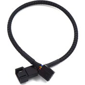 Resim Robizstore-4 Pin 27Cm Fan Uzatma Kablosu Bilgisayar Cpu Soğutucu Bağlantı 