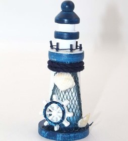 Resim Ahşap Marin Deniz Feneri 