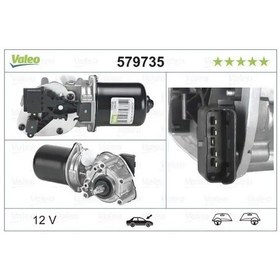 Resim Valeo 579735 Silecek Motoru On 7701056003 
