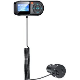 Resim Maiyame Bt-t1 Araç Fm Transmitter: Bluetooth 5.0, El İstemsiz Arama, Pd Hızlı Şarj, Tf Kart/aux Müzik Çalar, Siyah 