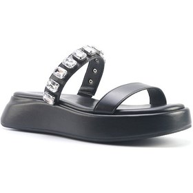 Resim Nine West Veloan 5fx Siyah Kadın Düz Terlik 000000000101929196 