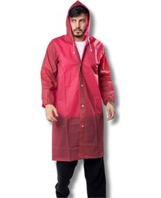 Resim Kadın Erkek Yağmurluk Kapüşonlu Çıtçıtlı Eva Bordo Yağmurluk Bymmrc881r07 Bordo 