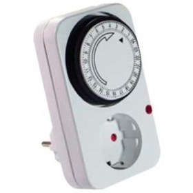 Resim Helios Zaman Ayarlı Priz Mekanik Zaman Saati Programlanabilir 