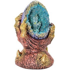 Resim Yumurta Tutan Ejderha Pençesi Ledli Figür 