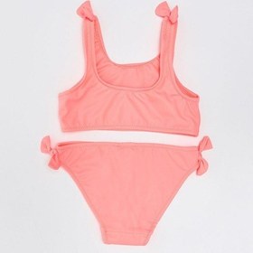 Resim Deep Beach Fiyonklu Kız Çocuk Bikini Takım 001 
