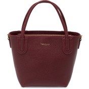 Resim Bordo Deri Kadın El Çantası - S25Y1BC80360-M71 