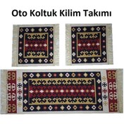 Resim Vohotekstil Oto Koltuk Kilim Seti - Ön Ve Arka Koltuk Takım 3 Parça Set 