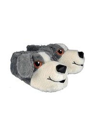 Resim Mergenshoes Unisex Gris Köpekli Panduf Ev Botu Gri Gri 