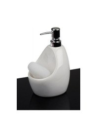 Resim Fame Kitchen Sıvı Sabunluk Süngerli Beyaz Un64b 