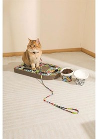 Resim M-pets Urban Style Freestyle Kedi Karton Tırmalama Tahtası Renkli 50x30 Cm 244-54018.01 