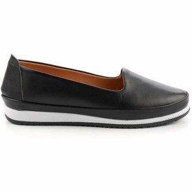 Resim Bambi Siyah Leather Kadın Espadril K01582301303 