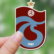 Resim Trabzonspor Logolu Su Geçirmez Vinil Sticker - Mat Bitişli, Arabalar, Laptoplar, Telefonlar vb. için Yeniden Kullanılabilir Etiket 