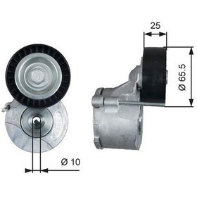 Resim Gates T39281 - Alternatör Gergi Rulmanı Kütüklü Doblo-fıorıno-lı 