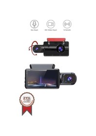 Resim Torima Ta-03 Çift Kameralı 360 Döner Başlı Araç Kamerası 