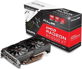 Resim Sapphire RX 6500 XT Pulse 11314-07-20G 64 Bit GDDR6 4 GB Ekran Kartı 