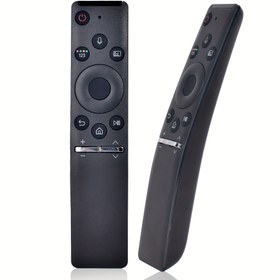 Resim Samsung Q65F Q6FN 4K Smart QLED TV'ler, QN49Q65FNF, QN49Q6FNAF, QN49Q6FNAV, QN55Q65FNF, QN55Q6FNAF, QN55Q6FNAV, QN55Q75CNF, QN55Q75FNF, QN55Q7CNAF, QN55Q7FNAF000 ile uyumlu YENİ BN59-01298U (BN59-01298H, BN59-01300L, BN59-01366A, BN59-01335B, BN59-01300H, BN59-01300F, BN59-01300J, BN59-01298G) Uzaktan Kumanda Değişimi. Sesli Fonksiyonu Dahil Tüm Samsung TV'ler ile Uyumlu Samsung TV Uzaktan Kumandası Sesli Değiştirme Uzaktan Kumandası, Akıllı Kavisli Çerçeve QLED, LED, LCD, 8K ve 4K Modelleri. 