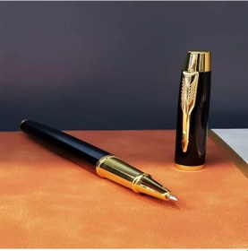 Resim Siyah Beyaz Renkli Tarihsiz Ajanda Defter Metal Roller Kalem Seti 