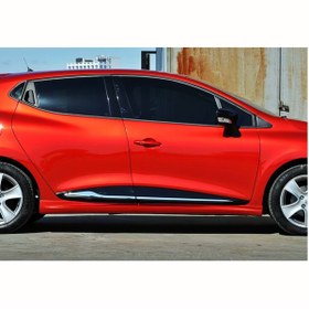 Resim Genel Markalar Renault Clio 4 Sport Marşpiyel Seti Mat Siyah Plastik 2012 2013 2014 2015 2016 2017 2018 2019 