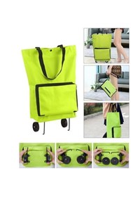 Resim Evvano Katlanabilir Tekerlekli Pazar Arabası 75 Cm X 35 Cm 