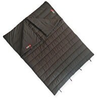 Resim Naturecamp Elika 350 -15 Derece Birleşebilir Çift Kişilik Siyah Uyku Tulumu 