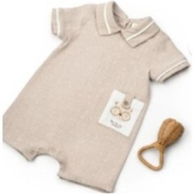 Resim Babycosy Tulum Kısa Kol Vizon - Ekru Bej 