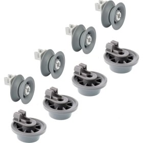 Resim Parmis Siemens SN23E900TR Bulaşık Makinesi Sepet Tekerleği 4 Alt 4 Üst Teker Takımı ST0008-4-4 