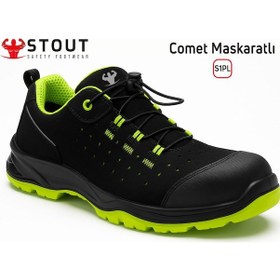 Resim Stout İş Ayakkabısı Kompozit Burunlu Maskaratlı Comet S1p 