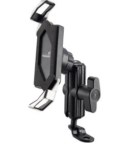 Resim Takeway Alüminyum Motosiklet Telefon Tutucu Siyah 