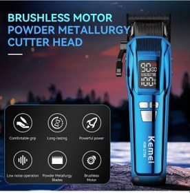 Resim Erkekler İçin Kemeı Saç Kesme Makineleri, Salon Sınıfı Profesyonel Giyotin Km-2796blue 