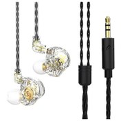 Resim Qkz Ak6 Max Dinamik Kulaklık - 3.5mm Jaklı, 106db Hassasiyet, 20-20khz Frekans Aralığı, Şeffaf Beyaz Model: Qkz Ak6 Max Model: Qkz Ak6 Max 