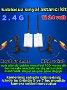 Resim Araç Kamerası Kablosuz Wifi Görüntü Aktarım Kiti 12-24 Volt 