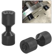 Resim 1-1 / 8 İnç İki Delikli Pim Seti Kullanışlı 6061 Alüminyum Konstrüksiyon 2 Delikli Flanş Hizalama Pimi 