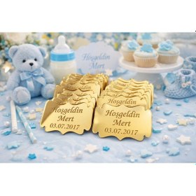 Resim Yeni Doğan Bebeklere Kişiye Özel Magnet No 113 