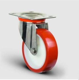 Resim Ssez01Zbp150 Paslanmaz Döner Tablalı Poliüretan Tekerlek 