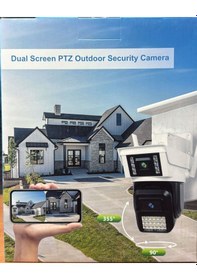 Resim O-kam 3040 Wifi 2 Lens 3 Görüntü Mikrofon + Hoparlör + Işık + Onvif Kamera 3+3mp 