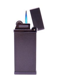 Resim Metal Puro Çakmağı Antrasit - Tek Torch Jet Alev Antrasit 