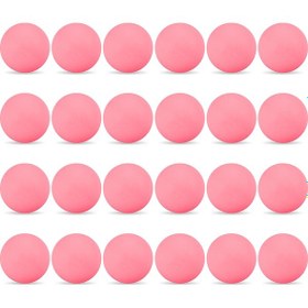 Resim Youmex 24 Adet Pembe 3-yıldızlı Masa Tenisi Topu - Eğitim, Robot Ve Başlangıçcılar İçin İyi Zıplama 