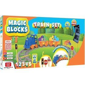Resim Magıc Blocks Tren Set 43pcs 2 Adet 