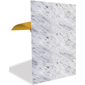 Resim Tink Kendinden Yapışkanlı Gri Dalgalı Desenli Pvc Panel 41x62 Cm 