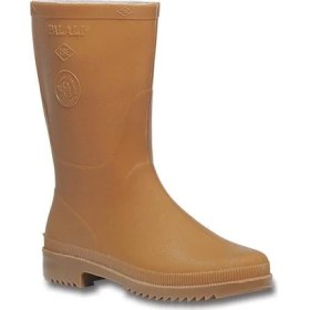 Resim Palalı Pvc Krep Kısa Iş Çizmesi Kahve No 44-45 
