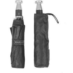 Resim Premium Serisi Tam Otomatik Ultra Lüx 10 Telli Düz Siyah Erkek Şemsiye 