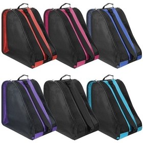 Resim Elmpaly Kaliteli Sırt Çantası Buz Pateni Ve Tekerlekli Paten İçin Taşıma Çantası Açık Mavi Açık Mavi 